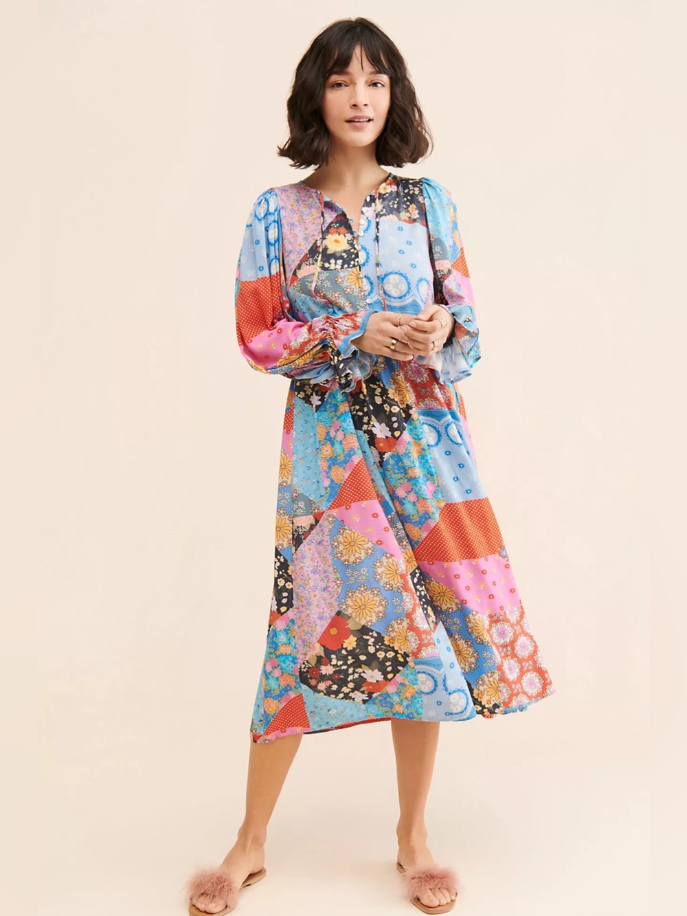 Spell & The Gypsy Cha Cha Boho Midi Dress size S